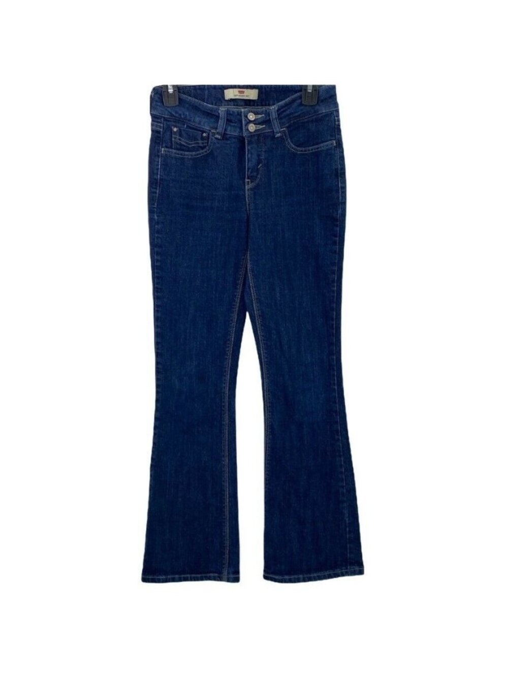 Levis Jeans 526 Women's Sz 2 Slender Boot Cut Dark Wash Blue 26 x 29